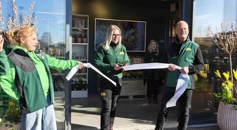 blomsterlandet, invigning